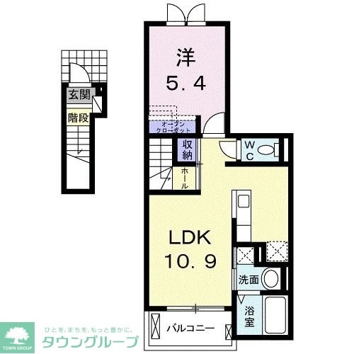 プリムヴェールヒルズの物件間取画像