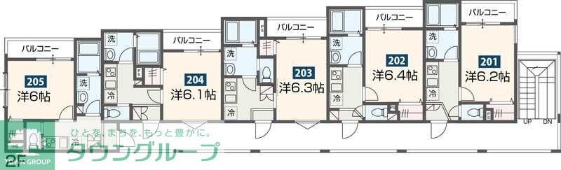 MELDIA西浦和IIIの物件間取画像