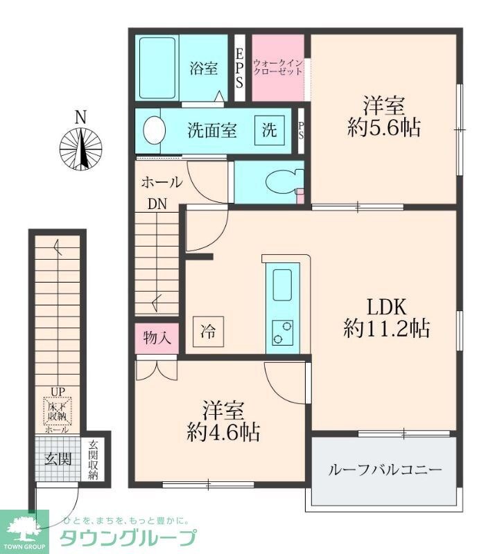 KAMURA 北棟の物件間取画像