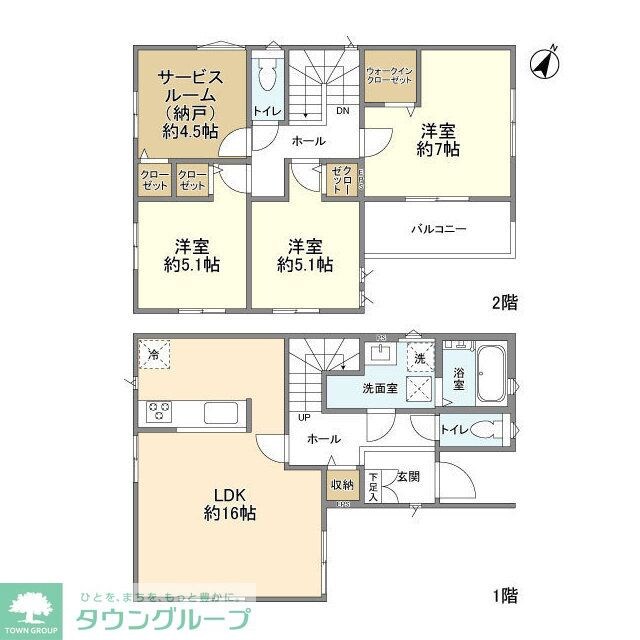 Kolet岩槻仲町#05の物件間取画像