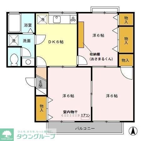 シャトル大戸　IIIの物件間取画像