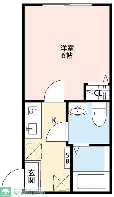 オリーブ西堀の物件間取画像