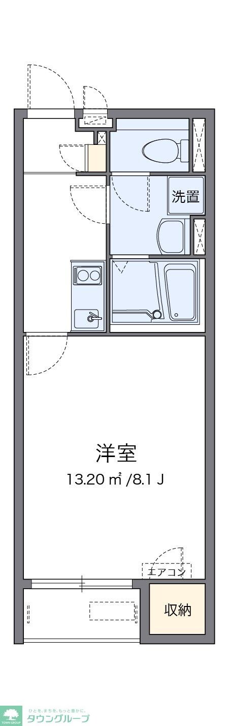 クレイノリゲルの物件間取画像