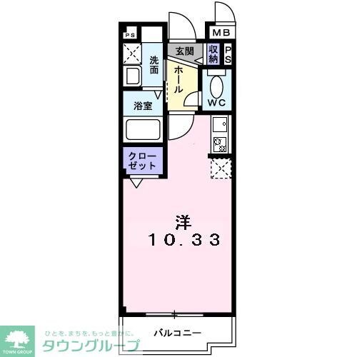 カルム・セーズの物件間取画像