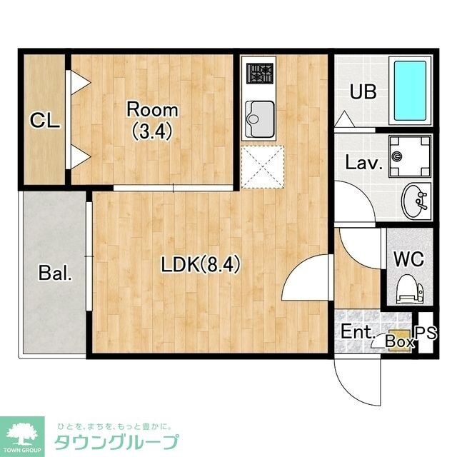 ジーメゾン東宮原の物件間取画像