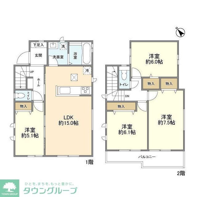 Kolet越谷大沢の物件間取画像