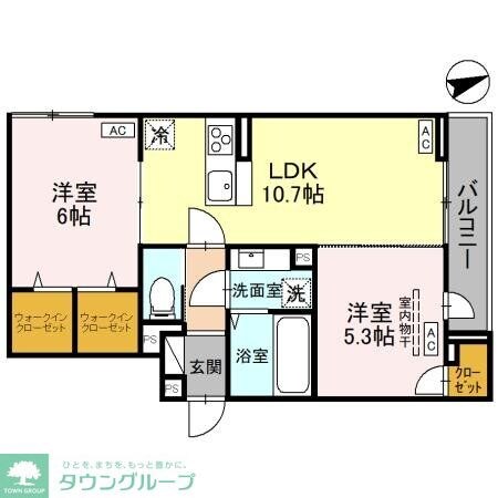 カーサ アルマの物件間取画像