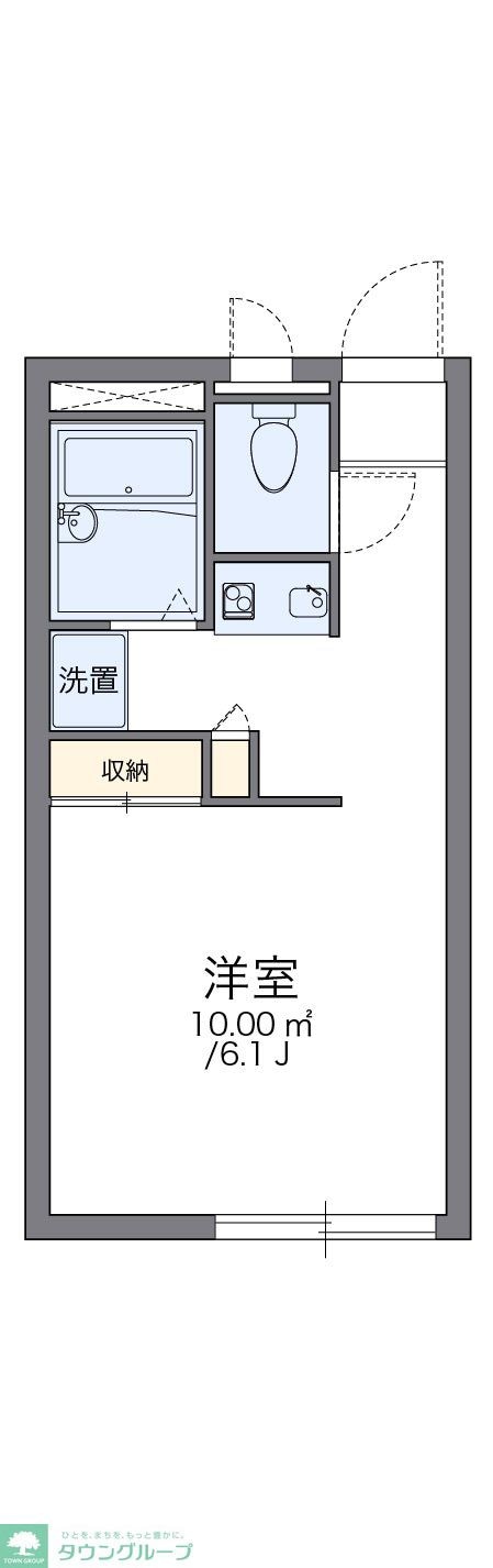 レオパレスハーモニーの物件間取画像