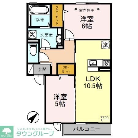 ヴィラアリエッタの物件間取画像