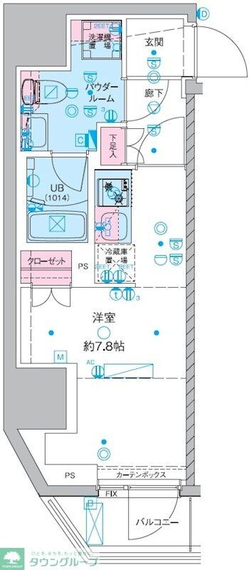 物件間取画像