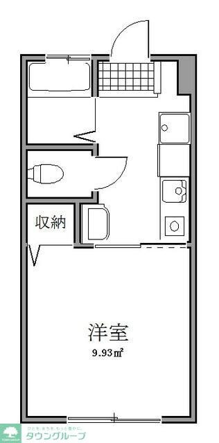 サンライズ春日部の物件間取画像