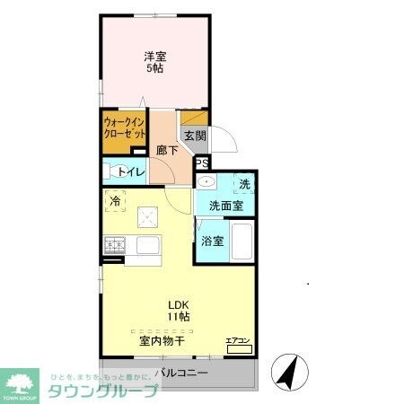 ベルレージュの物件間取画像