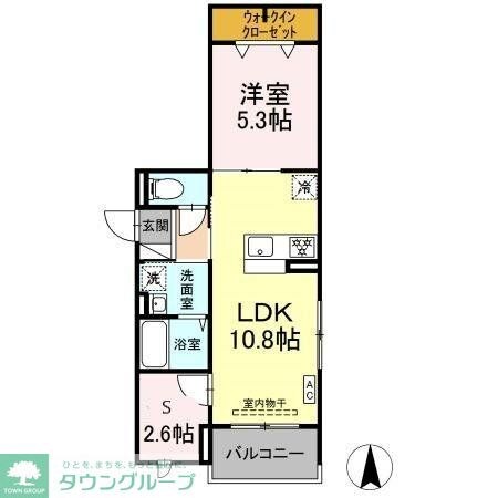 グラナーデ六町IIの物件間取画像