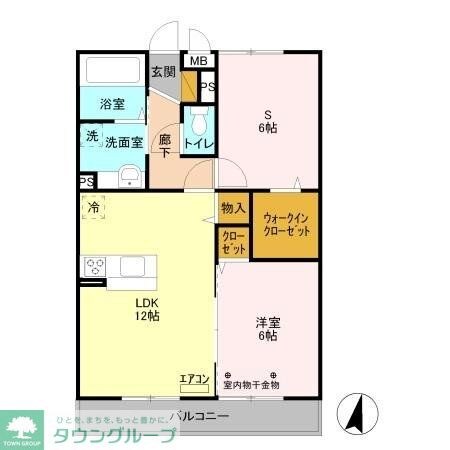 エクセル弐番館の物件間取画像