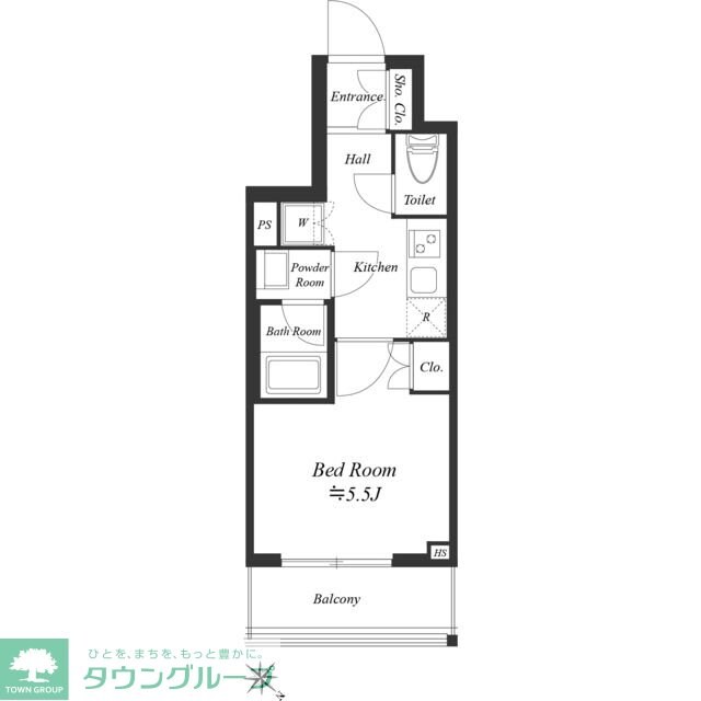 オープンブルーム川口並木の物件間取画像