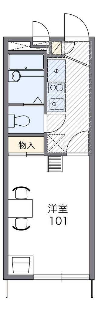 レオパレスＴＥＮの物件間取画像