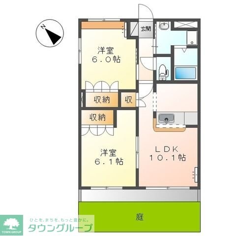 ガーデンヒルズＮＡＫＡＹＡＭＡ壱番館の物件内観写真