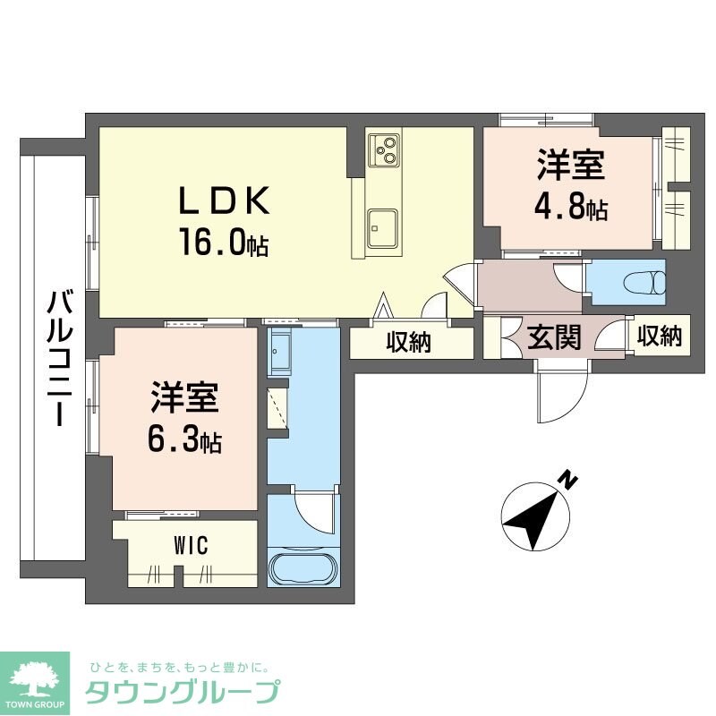 ソフィアルV番館の物件間取画像