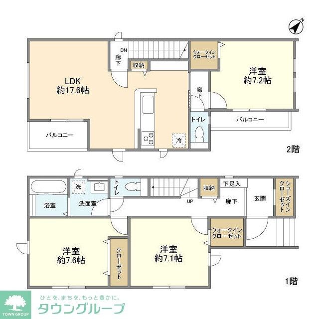 Kolet川口安行の物件間取画像