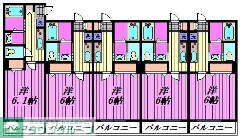 Will Mira上青木の物件間取画像