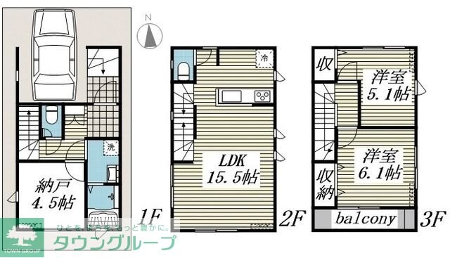 Ｓｕｍａｉ－ｔｏさいたま市緑区大間木０１の物件間取画像