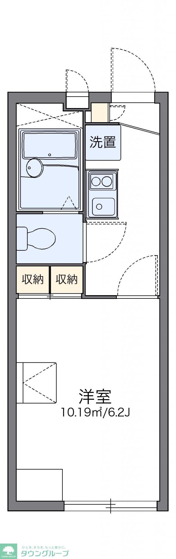 レオパレスヴァンベールの物件間取画像