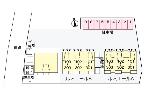 ルミエールＡの物件内観写真