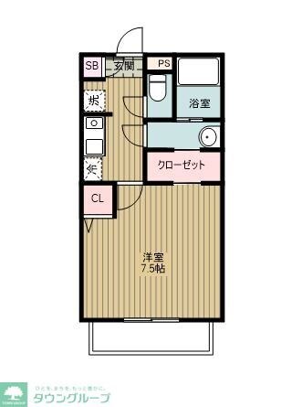 エフプレスト芦山の物件間取画像