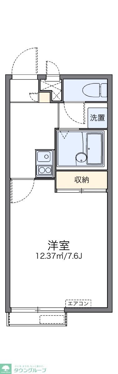 レオパレスアグリコルトゥーラの物件間取画像