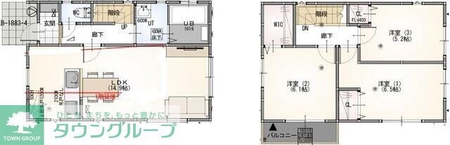 グランソフィア羽生の物件間取画像