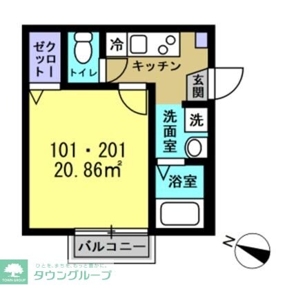 GOD　BLESS　OMIYAの物件間取画像