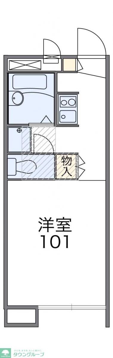 レオパレスアイリスの物件間取画像