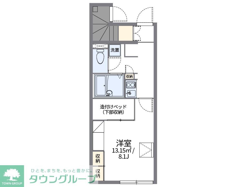 レオパレスグランデの物件間取画像