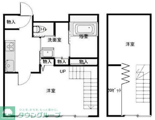 ｂ’ＣＡＳＡ熊谷ｒｅ－ｂｏｒｎの物件間取画像