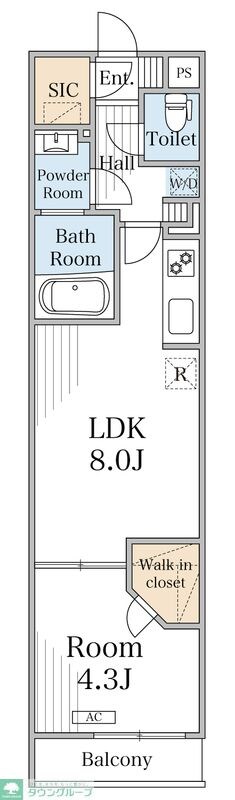 リブリ・ダイワクレストIIの物件間取画像