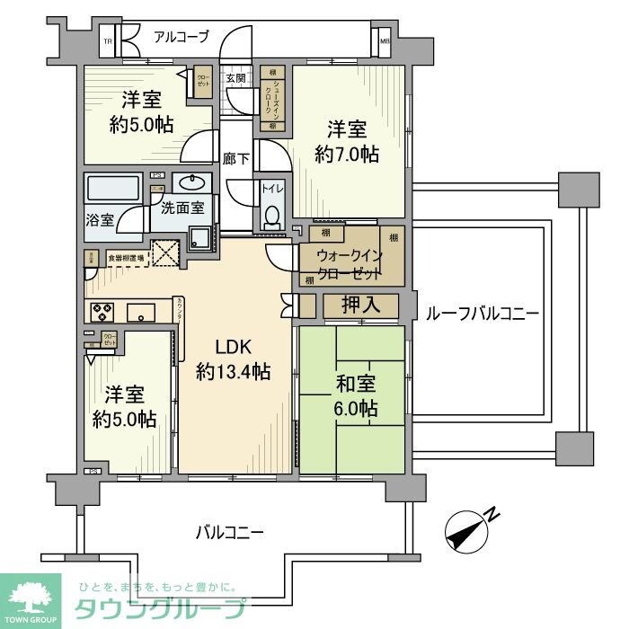 コットンアイランドアルテの物件間取画像