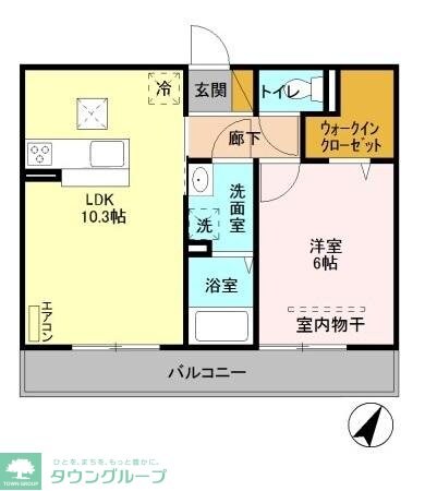 エスポワール　Iの物件間取画像