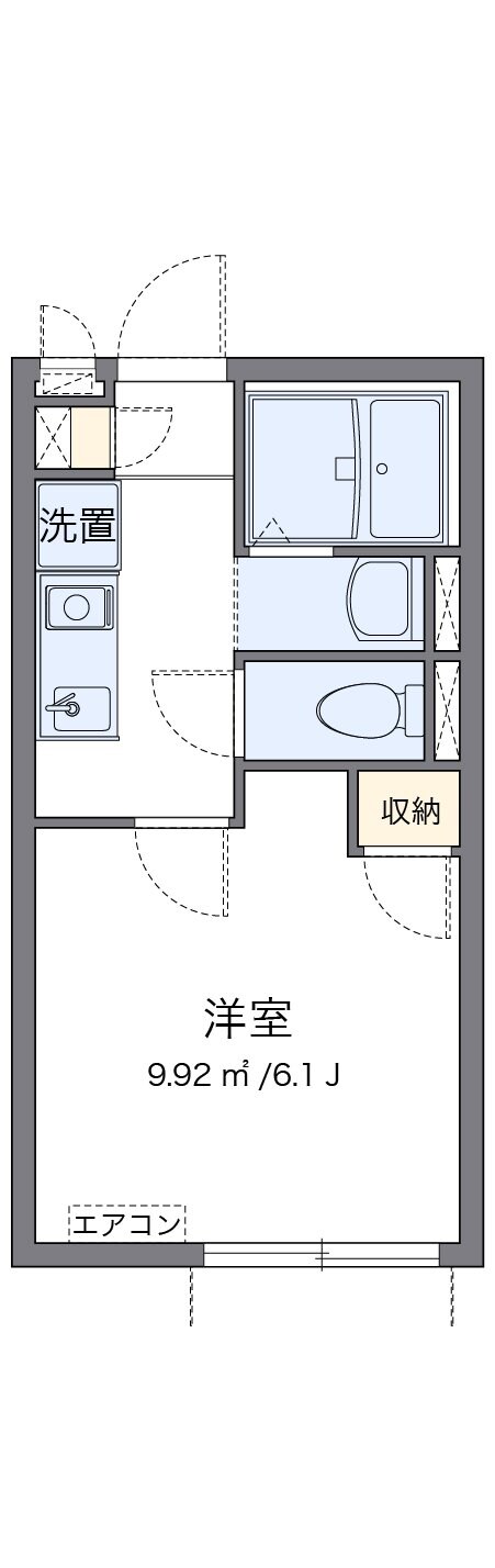ヴィアロ伊興レジデンスＡの物件間取画像