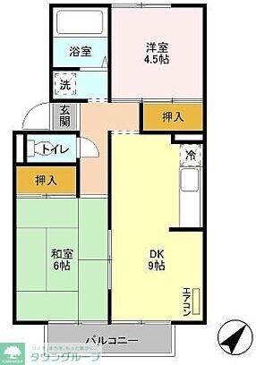 スプリングハイツの物件間取画像