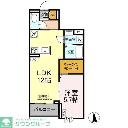 （仮称）足立区六町２丁目PJIIの物件間取画像