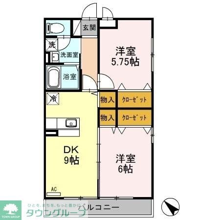 パルテアの物件間取画像