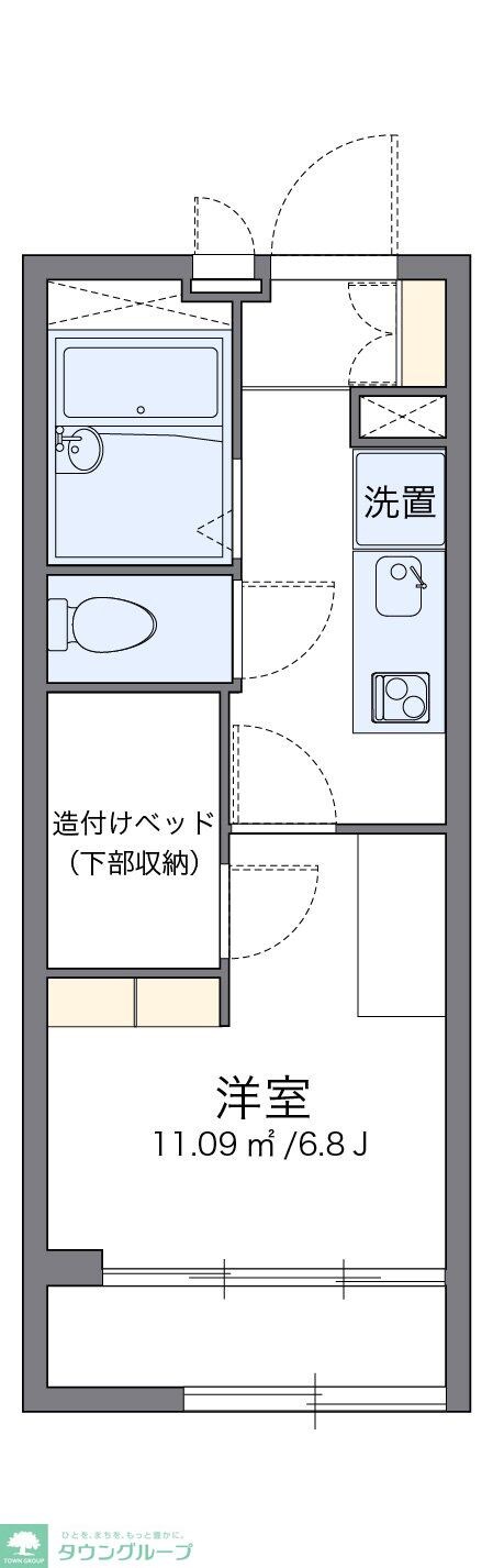 レオパレスガーデンの物件間取画像