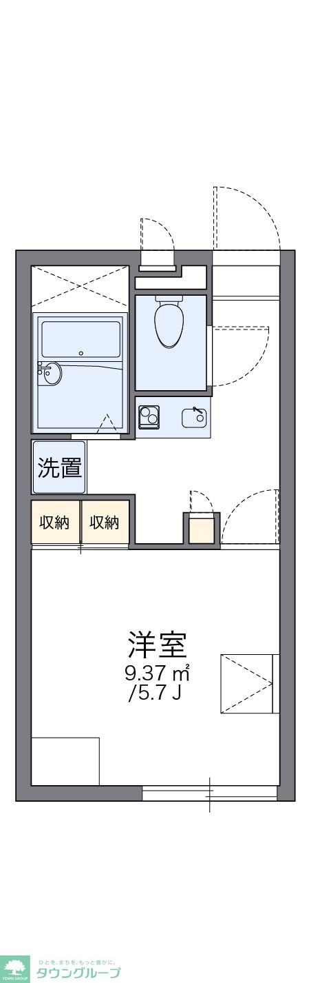 レオパレスファーレIIIの物件間取画像