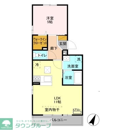 ベルレージュの物件間取画像