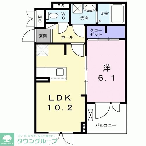 モナコIIの物件間取画像