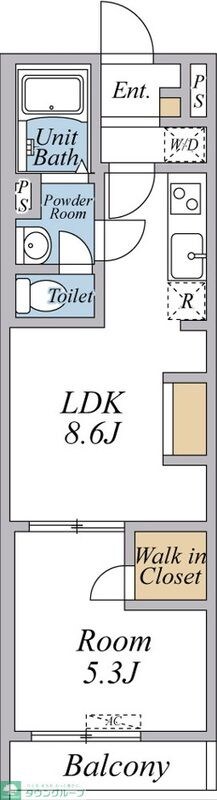 リブリ・高野の物件間取画像