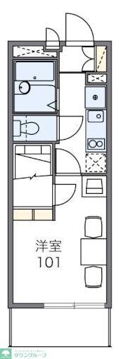 レオパレスエクシードの物件間取画像