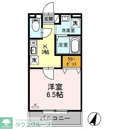 三郷中央キャスト壱番館の物件間取画像