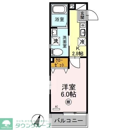 三郷中央キャスト壱番館の物件間取画像