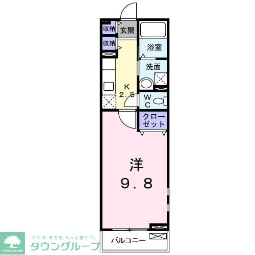 ジョイ　キューブの物件間取画像